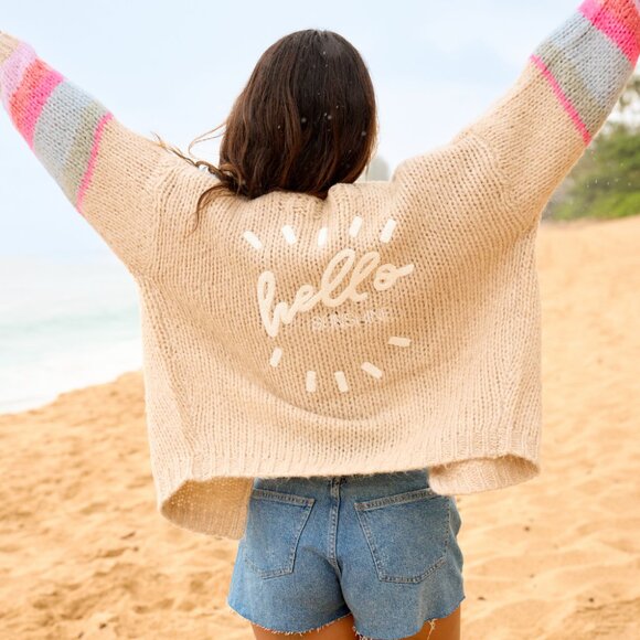 saltwater LUXE Sweaters - Saltwater Luxe - Hello Sunshine Cardigan